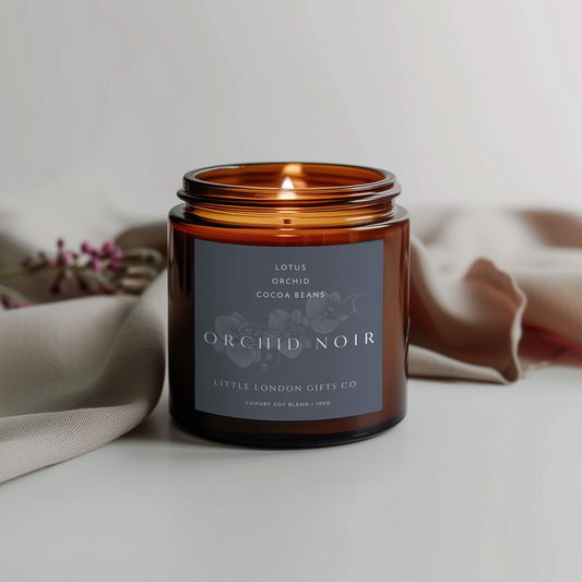 Orchid Noir Soy Candle image 0
