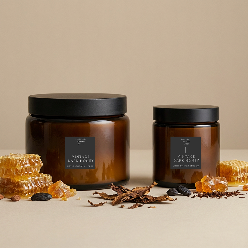 Vintage Dark Honey Candle