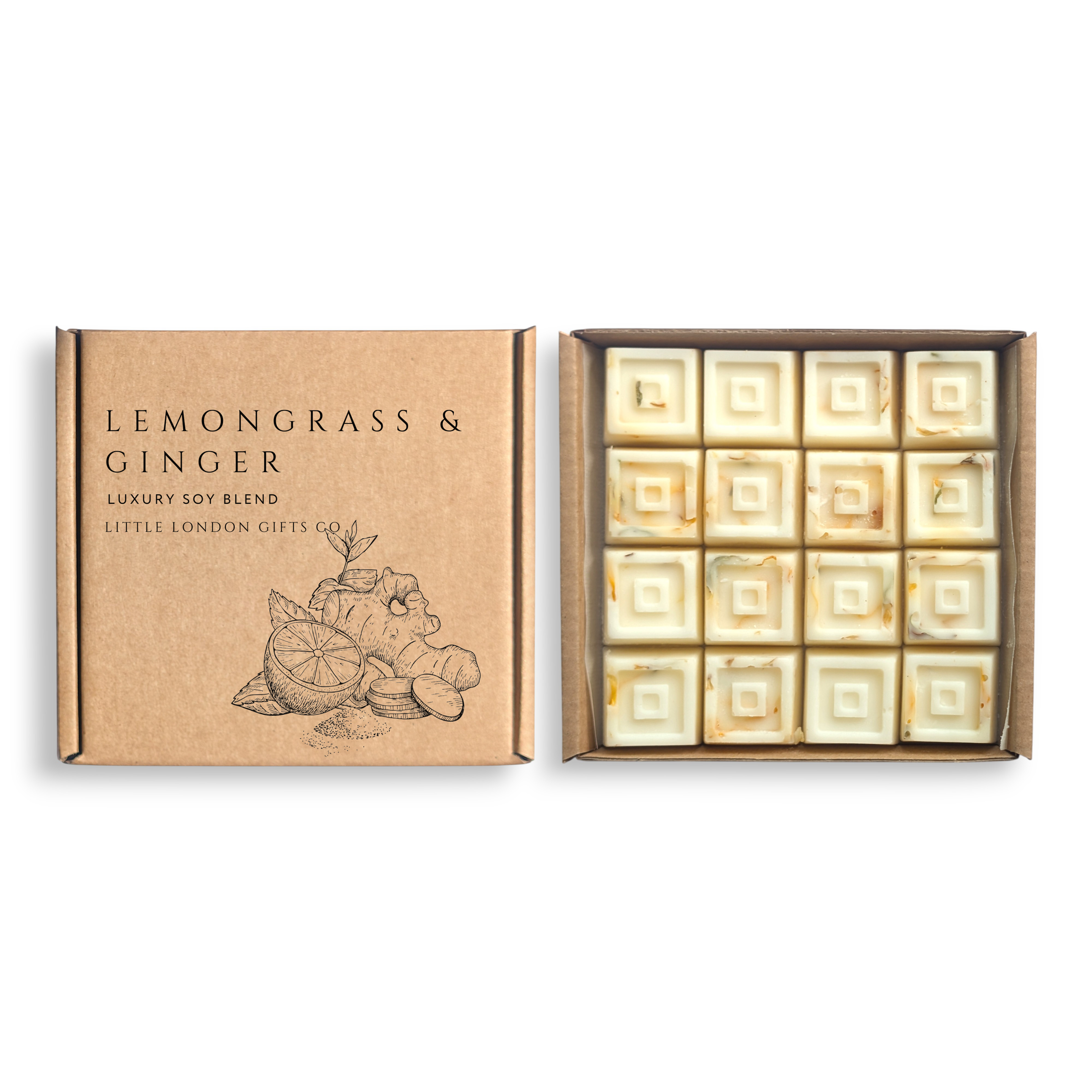 Lemongrass & Ginger Wax Melt Box image 0