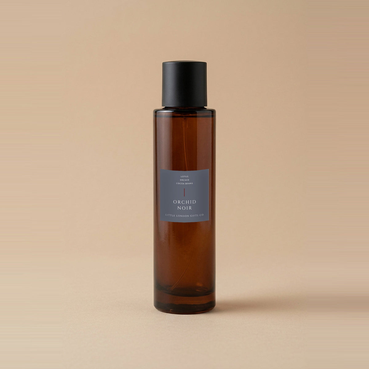 Orchid Noir room spray 100ml amber glass bottle, Little London Gifts Co