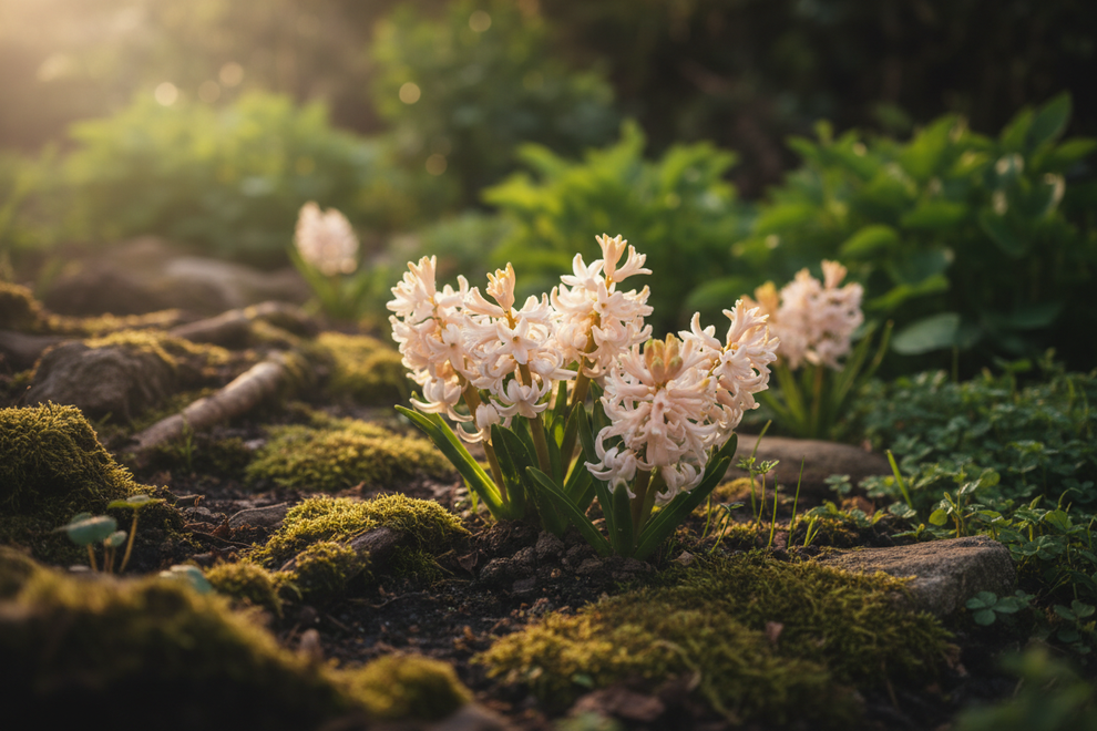 Pale Hyacinth, natural hyacinth in a natural setting 