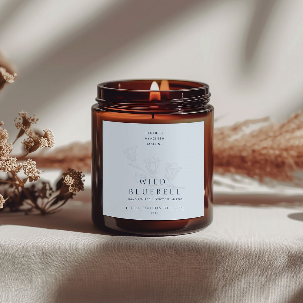English Bluebell Candle