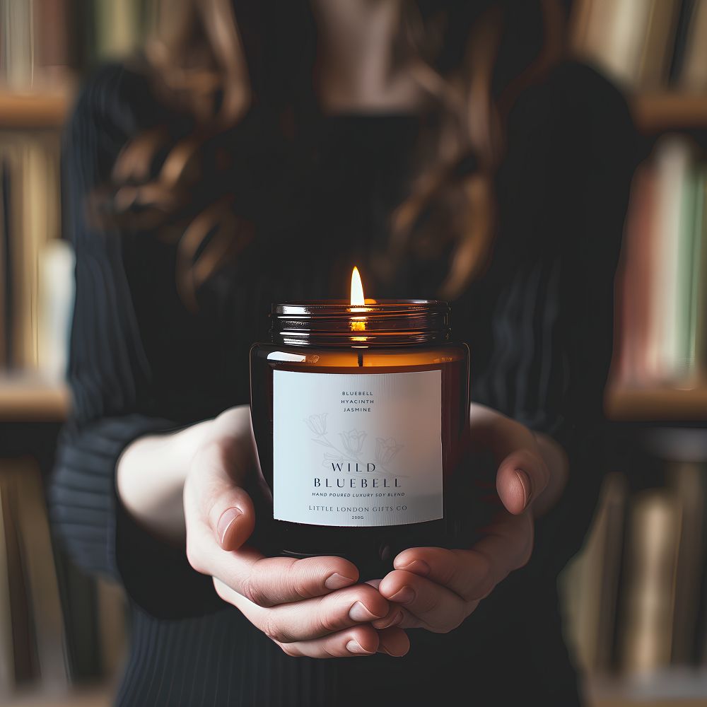 English Bluebell Candle